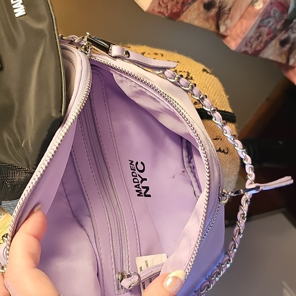 NWT● TWO Madden Girl Bags• Set Of Two!💜🖤 - Picture 5 of 11